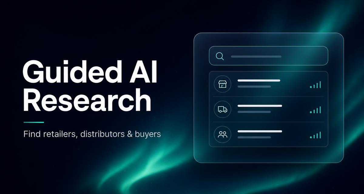 Talent United research engine results with opportunity scores and sources